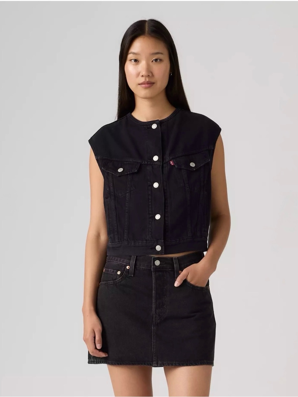 Levi's ‘90s Shrunken Collarless Denim Vest